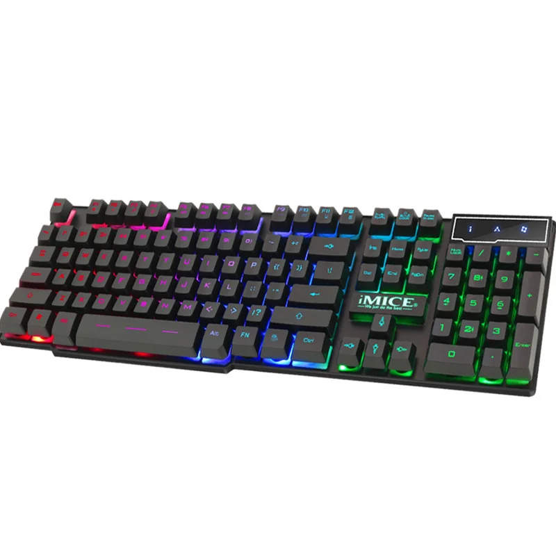 

3-color Backlight Gaming Keyboard AK-600 104 Keys English Wired USB Waterproof Keyboards For Desktop PC Laptop Game