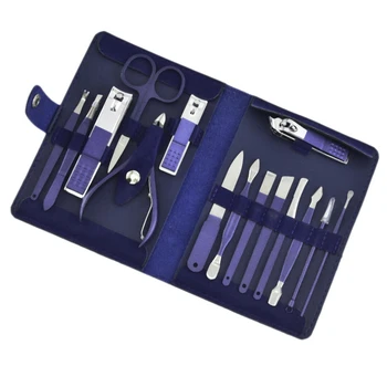 

Stainless Steel Manicure Set Professional Nail Clipper Kit of Pedicure Tools Nails Toe Clipper Box for Toe Finger Care