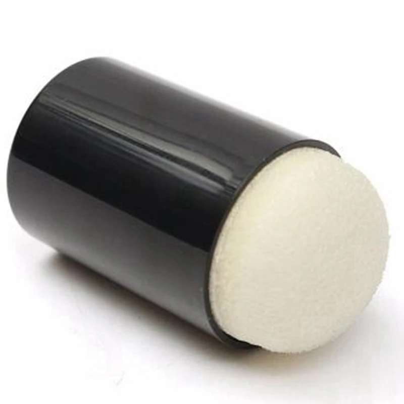 Hot XD-40Pcs Finger Sponge Dauber Painting Ink Pad Stamping Brush Craft Case Art Tools With Box Office School Darwing Diy Craft