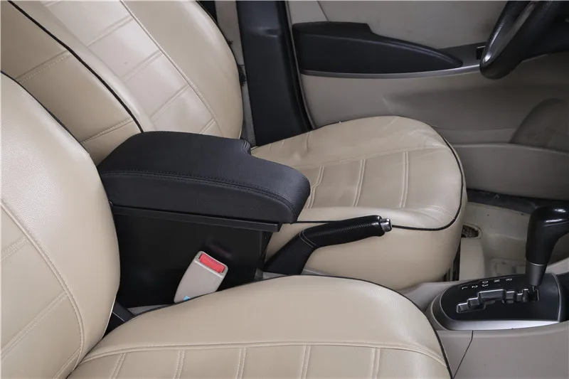 Для hyundai Solaris 2/Verna подлокотник коробка центральный магазин содержимое коробка с подстаканником пепельница автомобиль-Стайлинг аксессуар