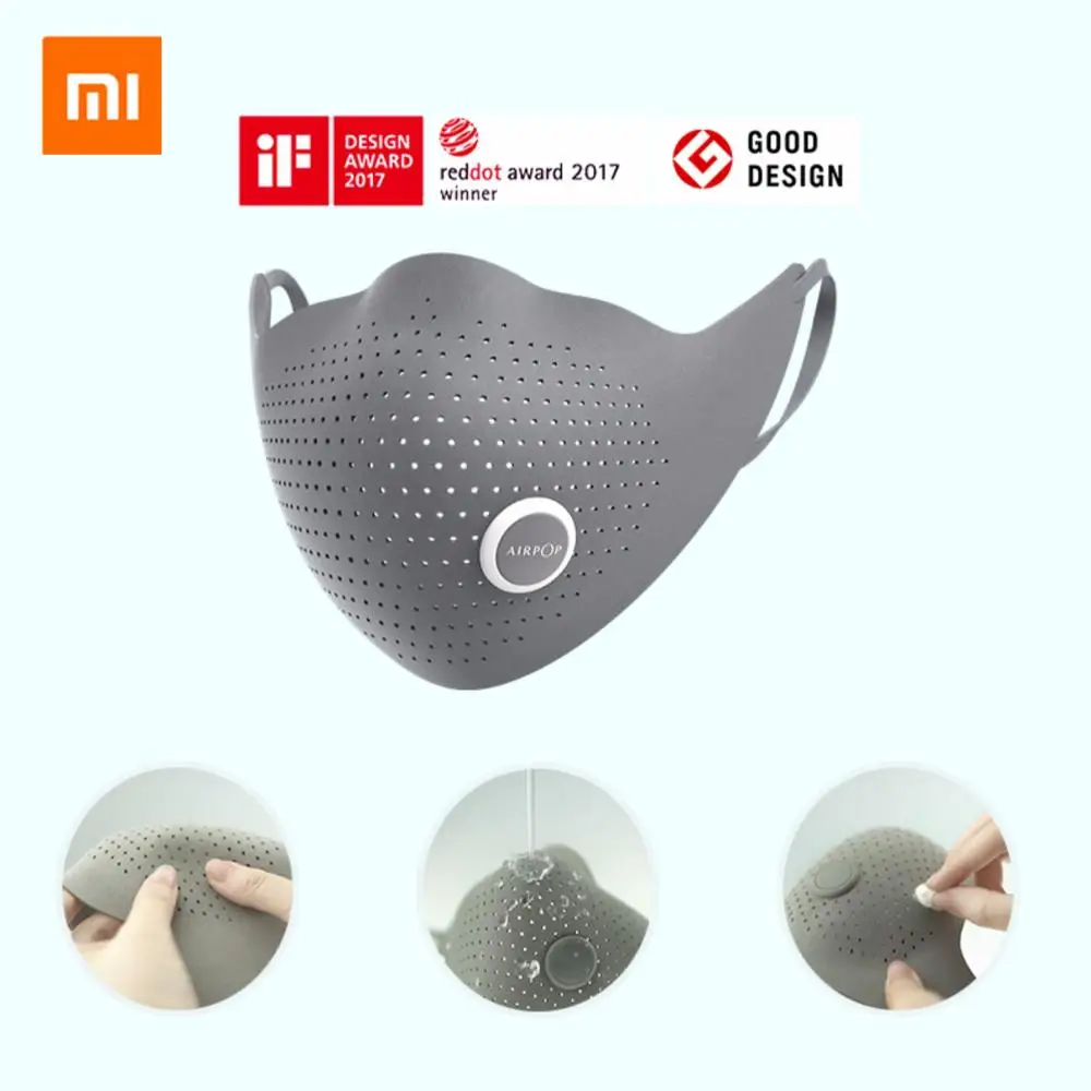 Маска для лица Xiaomi Yuopin AirPOP PM0.3 / pm2.5 с фильтром 2 шт.|Смарт-гаджеты| |