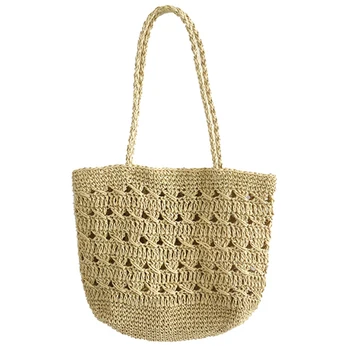 

Women's bag 2020 new fashion hollow straw beach bag simple wild crochet bag shoulder shoulder handbag
