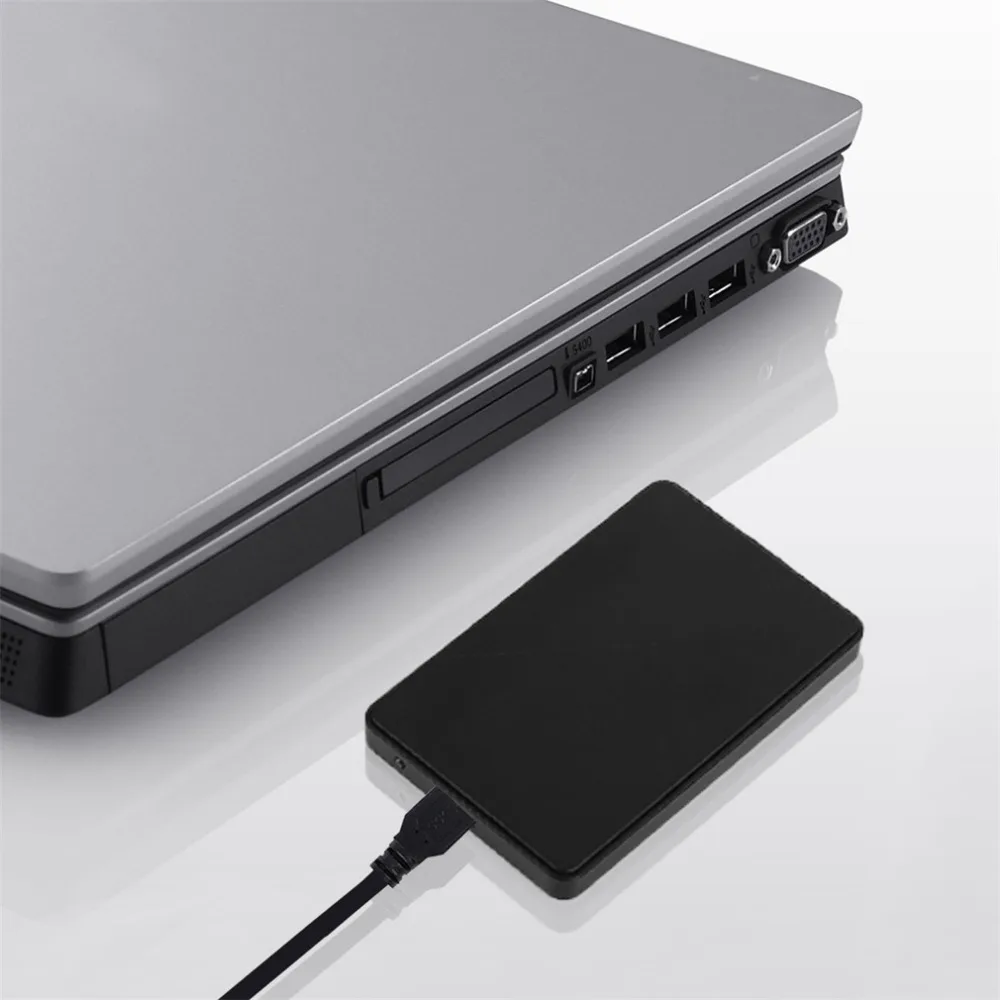 Высокоскоростной USB 3,0 жесткий диск внешний защитный корпус 2,5 дюйма SATA HDD корпус из АБС-пластика коробка для жесткого диска поддержка 3 ТБ