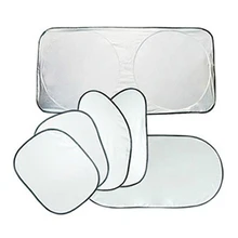 Aliexpress - 6pcs Vehicle Sunshade Front Back Baffle Anti-glare Sunlight UV Rays Automotive Blocker Suitable for Car Interior Cool X37F