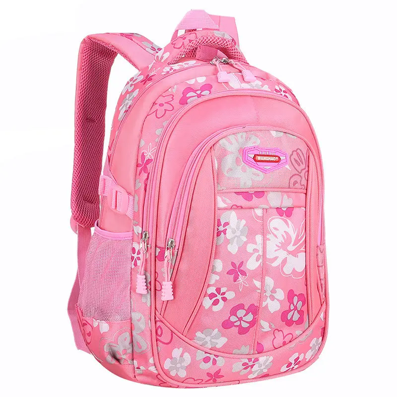

Pink Flowers Children School Bags for Girls Primary School Kids Backpack Princess School Bags Girls Bookbags Large New