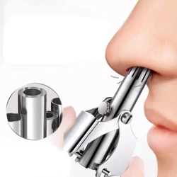 Nose Ear Trimmer Portable Ear Cleaner Stainless Steel Manual Trimmer Nose Vibrissa Razor Shaver Washable Nose Ear Hair Trimmer