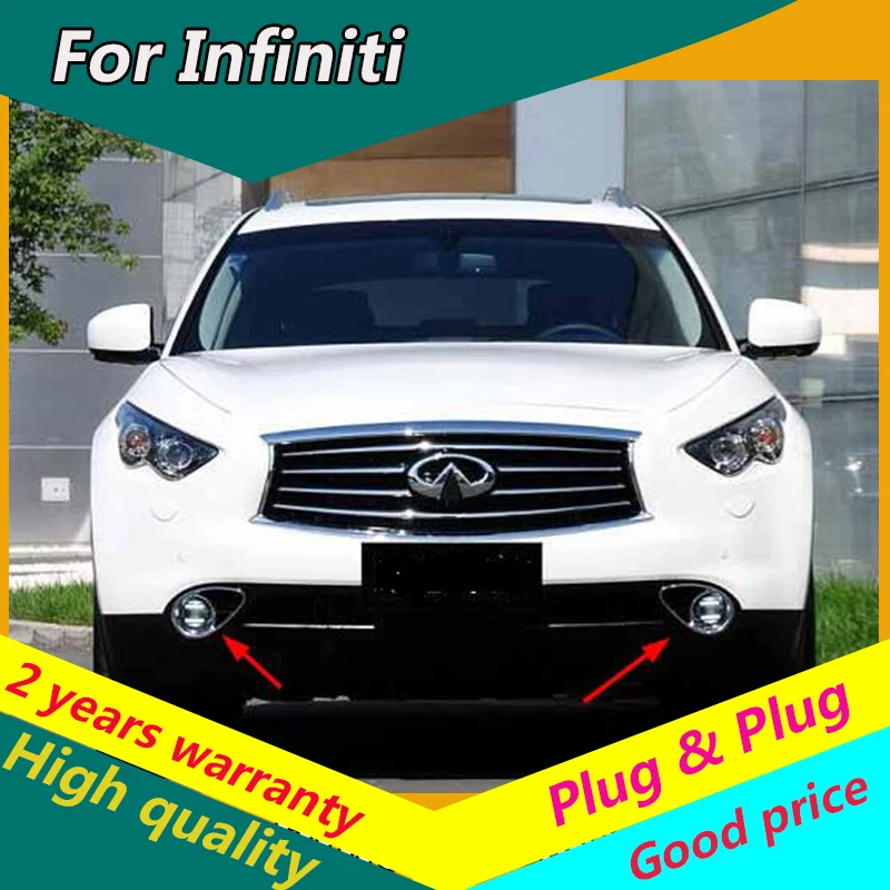 Автомобильный Стайлинг KOWELL для Infiniti EX FX JX QX 25 35 37 светодиодный противотуманный