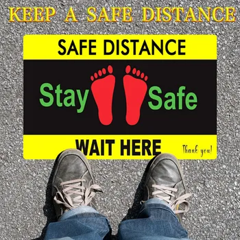 

Ground Sign Tile Stickers Safe Distance Keep 6ft In Between Distance Marker Floor Stickers Distance Marker Tegel Stickers 2020