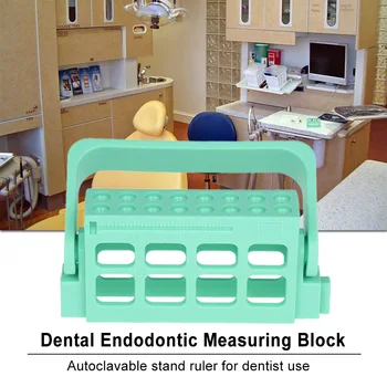 

Dental Endodontic Measuring Block Autoclavable Stand Ruler Dentist Measurement Instrument Tooth Care Tools