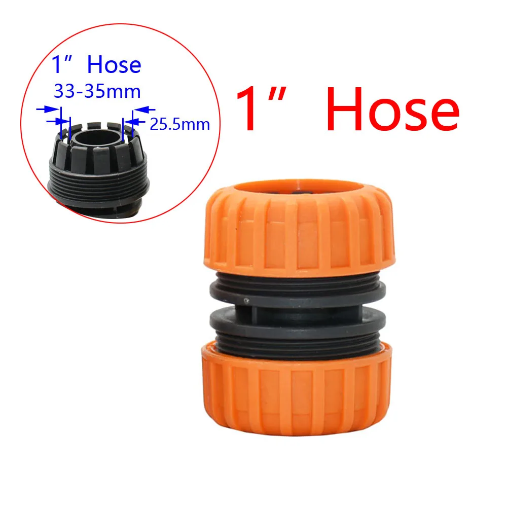 1/2 3/4 1 Inch Garden Hose Quick Connector 32/20/16mm Pipe Reducing Connector Stop Water Joint Irrigation System Adapter
