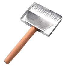 2 шт вилка для распечатывания медовых сот гребень деревянная ручка скребок Инструмент иглы редкий пчелиный улей Лопата пчеловодство оборудование для пчеловодства