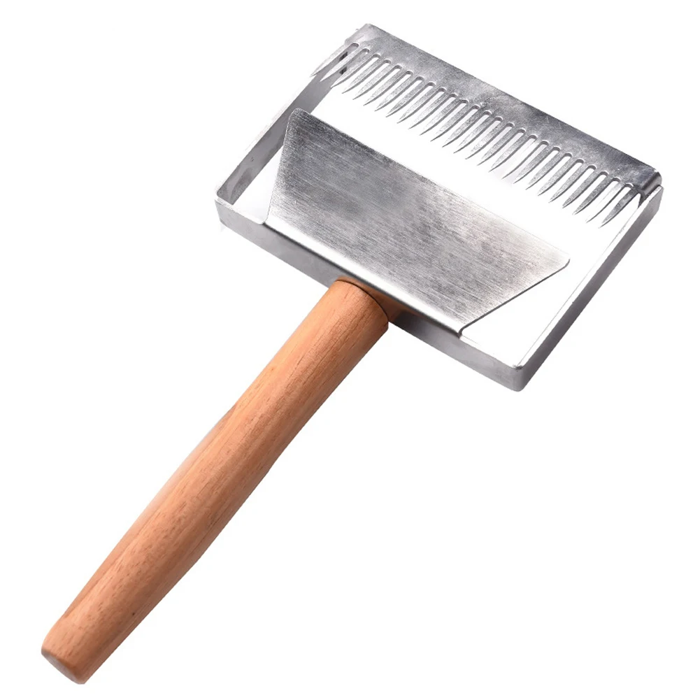 

1Pcs/set Honey Uncapping Fork Comb Wooden Handle Scraper Tool Needle Sparse Bee Hive Shovel Beekeeping Equipment for Beeworking
