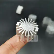 Диаметр 23 мм x высота 12 мм радиатор 1 Вт Высокая мощность СВЕТОДИОДНЫЙ алюминиевый радиатор для 1 Вт светодиодные бусины