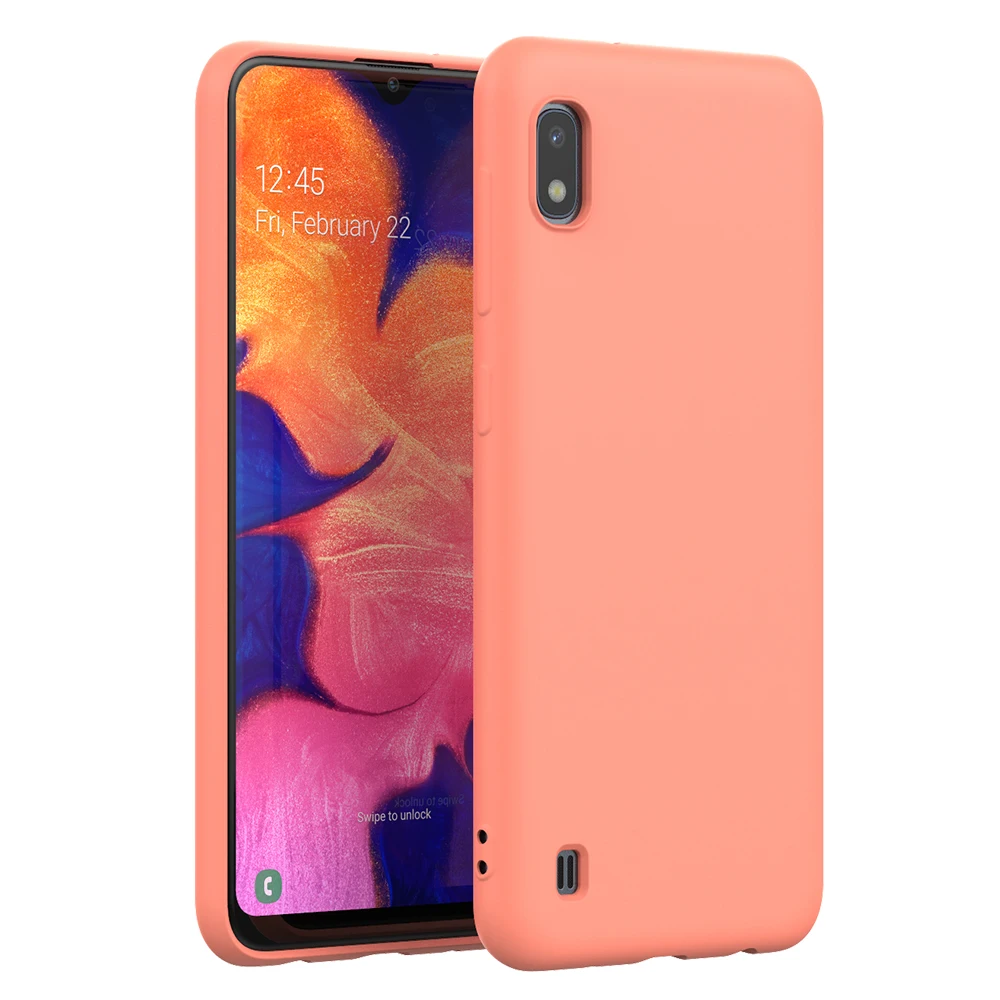 Жидкий силиконовый чехол для samsung Galaxy A10 гелевая Резина полная защита тела противоударный чехол для Galaxy A10