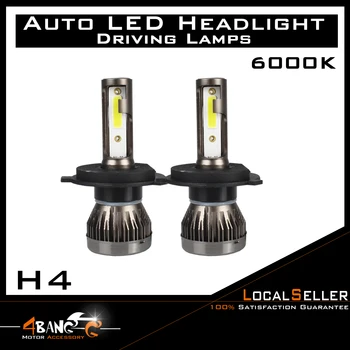 

For Toyota Hilux 1983 - 2017 Auto LED Headlight Fog H4 HB2 9003 Hi-Lo Beam Bulbs