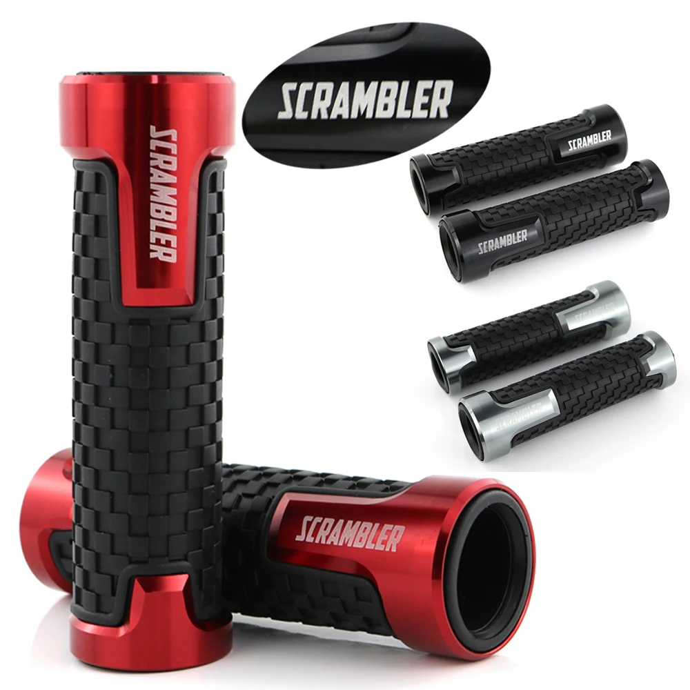 

For Ducati Scrambler 803 Scrambler SIXTY2 400 Scrambler 1100 Handlebar Handle Grip CNC Aluminum None-Slip Rubber