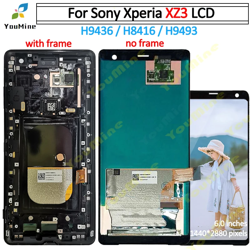 ЖК-дисплей для Sony Xperia XZ3 сенсорный экран дигитайзер панель в сборе Замена ЖК-экран