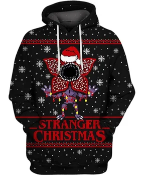 

PLstar Cosmos horror movies Stranger Things Christmas Halloween 3d hoodies/Sweatshirt Winter autumn funny Harajuku streetwear