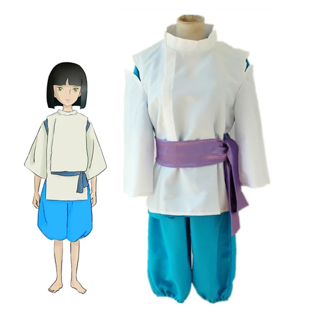 Classic Spirited Away Sen To Chihiro No Kamikakushi White Dragon Haku Nigihayami Kohakunushi Kimono Uniform Cosplay Costume Aliexpress
