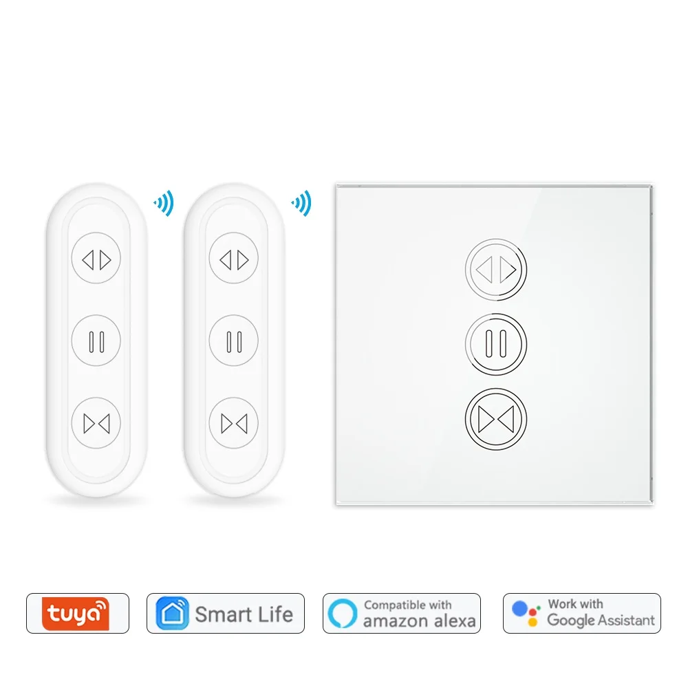 Смарт-переключатель для штор Tuya Smart Life Wi-Fi с дистанционным голосовым управлением |