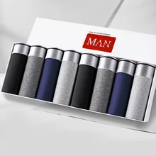 

2022NEW Men Boxer Men's Panties Men Underwear Boxers Boxer Shorts Boxershorts Solid Breathable Underpants Plus Size Sexy Shorts