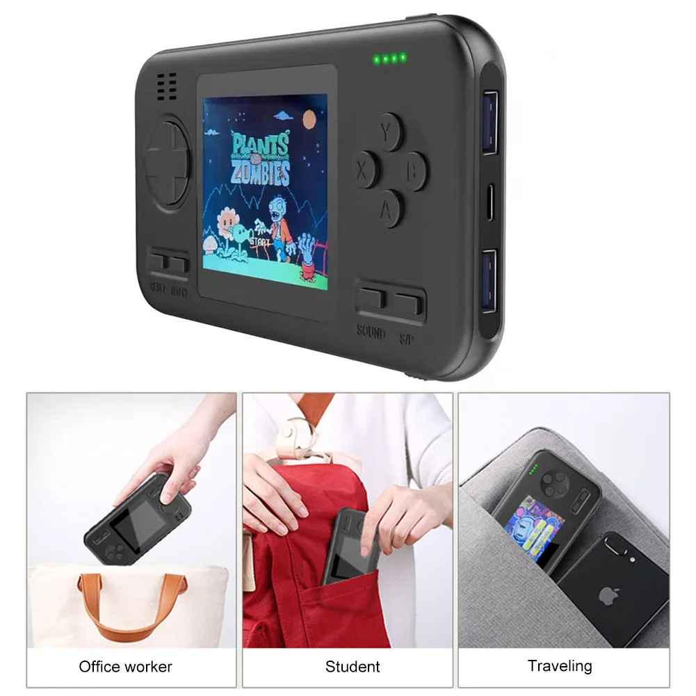 Game Console 8000mAh Video Game Retro Handheld 2.8inch Screen Portable Children Game Players Portable Charger Built-in 416 Game