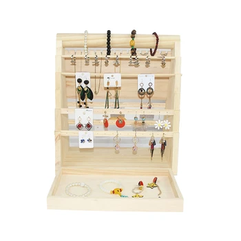 

Jewelry Display Props Necklace Jewelry Wood Show Support Ring Bracelet Pendant Jade Show Support Display Display Tray Suit Rack