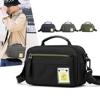 

Waterproof Handbag Men Crossbody Bag Men Belt Pack Phone Pouch Nylon Outdoor Travel Knapsack Waist Pack Male Shoulder Bags