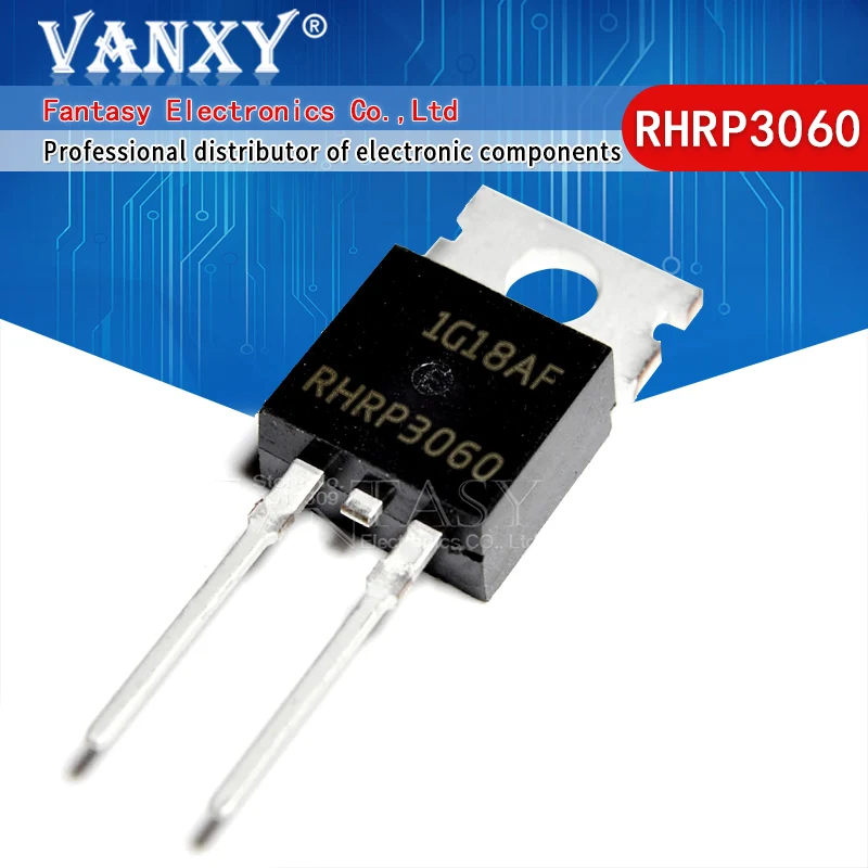 10PCS RHRP3060 TO220 2 fast recovery rectifier diode TO 220 600V 30A