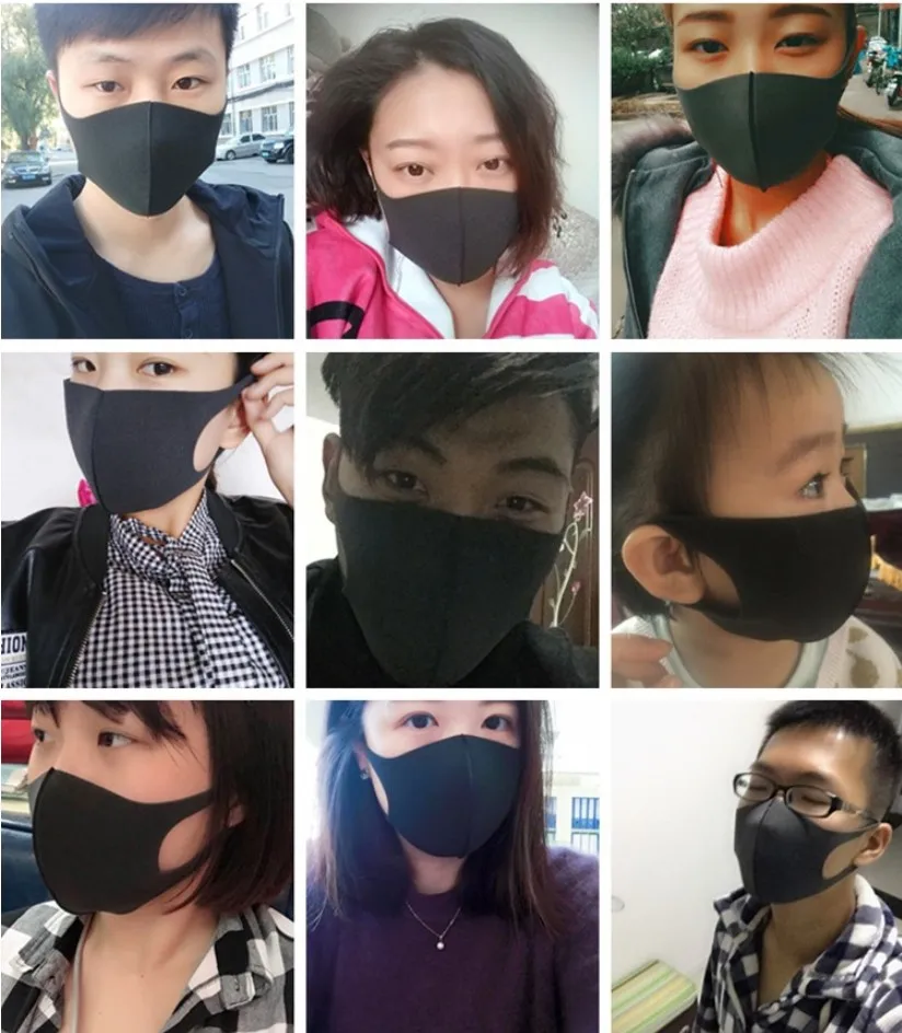 Dustproof Face Mask Unisex Korean Style Outdoor Cycling Anti-Dust Cotton Protective Cover Reusable Masks training mask