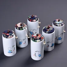 Керамический маленький монах чайник керамическая банка чайная коробка портативная дорожная коробка для хранения Герметичные банки бытовые кухонные канистры D141