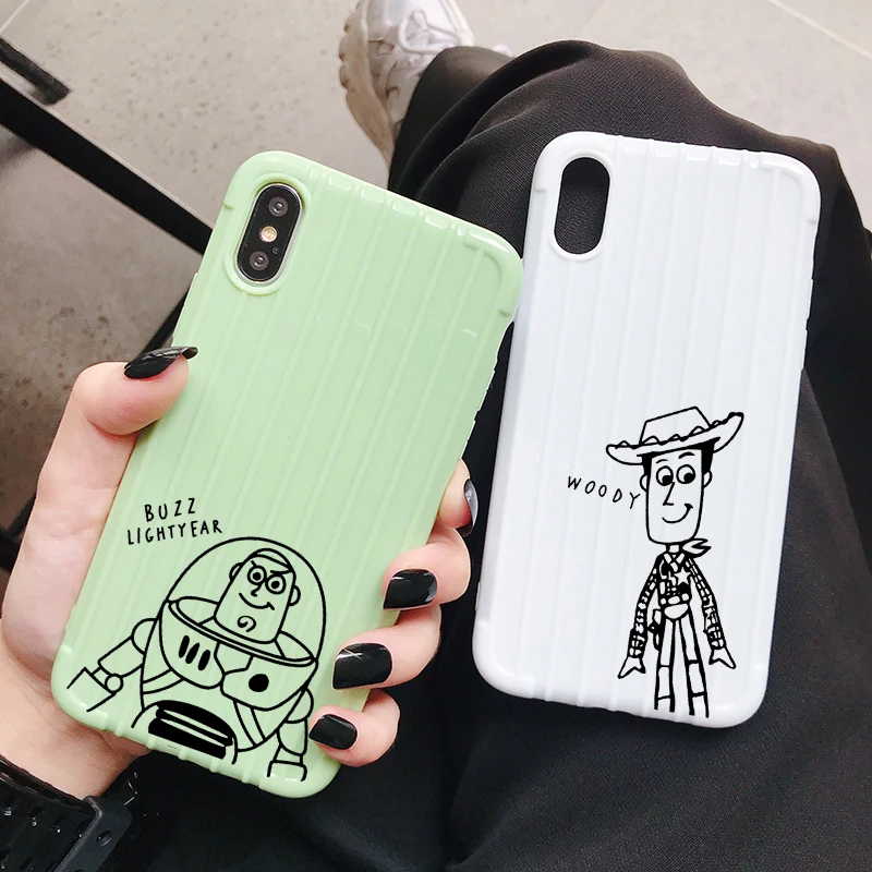 Чехол накладка для телефона Toy Story Buzz Woody iPhone 11 XR X Xs Max 8 7 6 Plus 6S SE Pro мягкий ТПУ| |