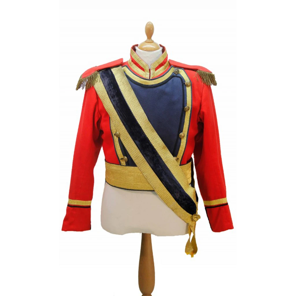 Cosplaydiy средневековый Regency армейский Топ пальто куртка Regency мужской военный костюм L320
