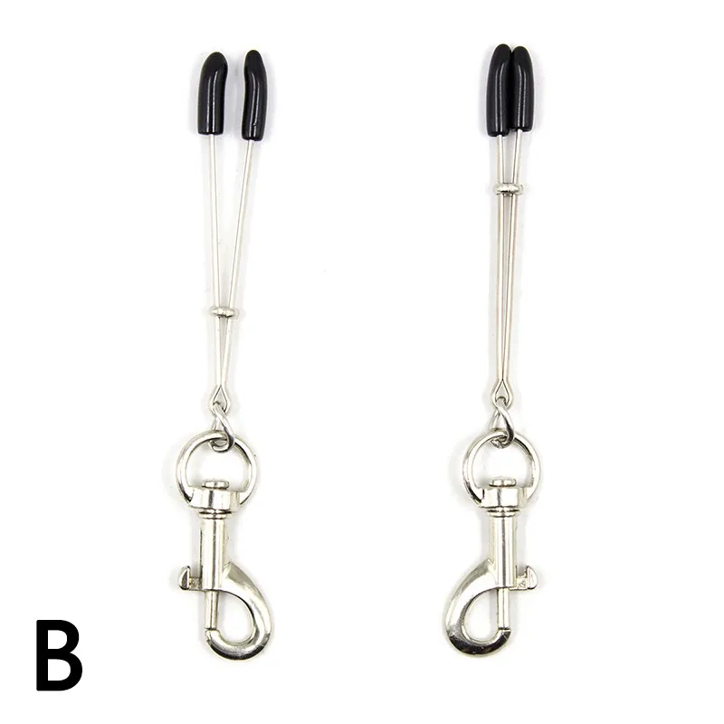 Adjustable Steel Bars Nipple Clamp Clitoris Stimulator BDSM Fetish Flirting Bondage Breast Labia Clips Clit Clamps Accessories sex party toys erotic sex toy sex toys nipple clamp sex bondage toys