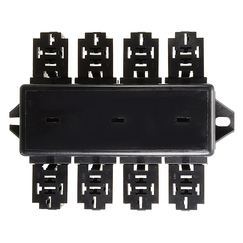 28 Way Blade Fuse Holder Relay Box Circuit Protector Distribution Block Fuses Holder with 40 Terminals Replacement Part