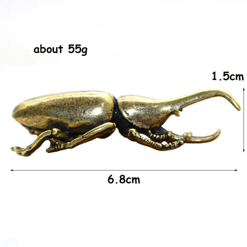 Antique Bronze Beetles Figurines  (1)