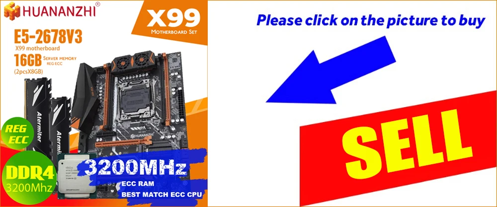 HUANANZHI X99 BD4 V1.1 X99 Motherboard Intel X99 LGA 2011-3 All Series DDR4 RECC128GB M.2 PCI-E NVME NGFF ATX Server Mainboard best desktop motherboard