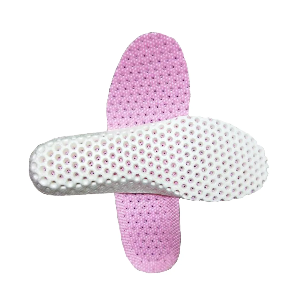 Ortoluckland/Детские стельки для кроссовок для ног; ортопедические стельки для супинатора; Дышащие Удобные стельки для супинатора; Детские стельки - Цвет: pink white