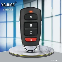 

RF Remote Control 4 Key 433mhz Cloning Cloner Smart Electric Garage Door RF Transmitter Wireless For Gate Garage Door