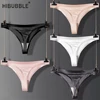 Nouvelle glace soie String Sexy culotte sans couture G String sous-vêtements femmes basses tongs femmes Lingerie Bikini T Back coton entrejambe ► Photo 1/6