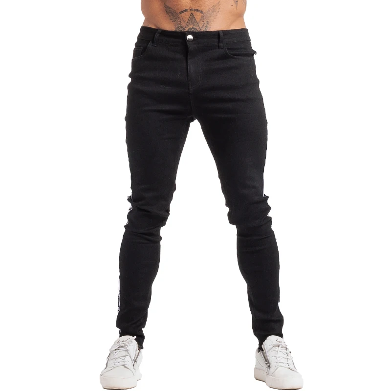 Vogue Black Skinny Jeans Men Homme 