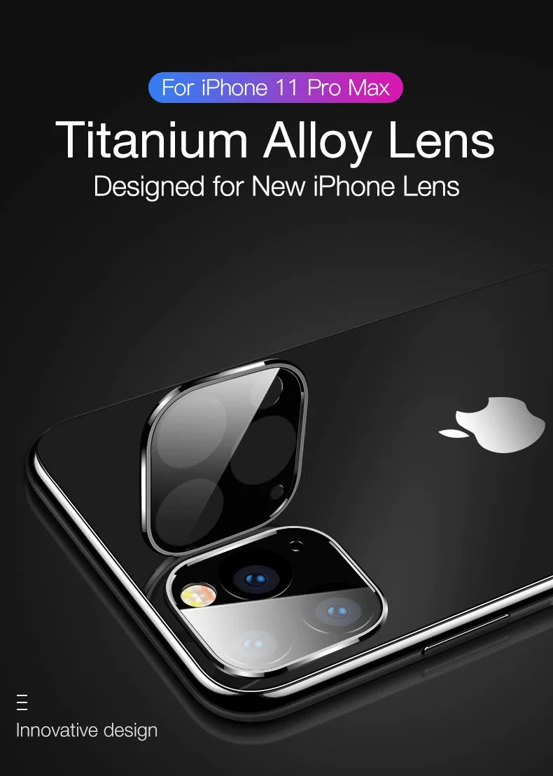 Защитная крышка для объектива камеры для iPhone 11 Pro XS Max XR X, металлический чехол для телефона, защитное кольцо для iPhone11 XR X 11 Pro 11Pro Max