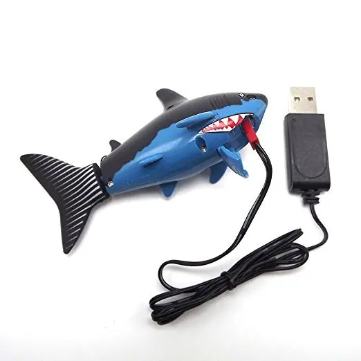 Brinquedos para Crianças Novo Mini Tubarão Controle Remoto Animais Simulação Submarino Jogar Banho rc 11 Animais e robôs por radiocontrole