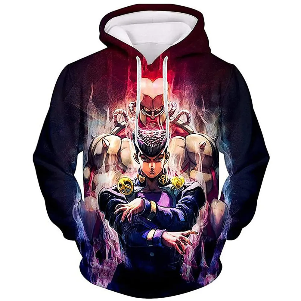 

New Comics JoJo's Bizarre Adventure 3D Printed Autumn Men Women Sweatshirt Fashion Hoodie Casual Hoodies Funny Streetwear Coat