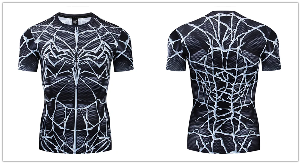 Железный Паук PS4 Человек-паук косплей костюм Премиум 3D Печатный Костюм компрессионная футболка Finess Gym быстросохнущие обтягивающие Топы - Цвет: DT017