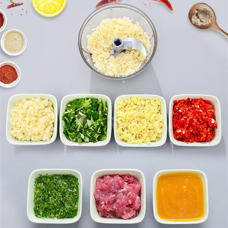 Многофункциональная ручная мясорубка для домашнего кухонного инструмента, кухонный измельчитель, мясорубка, миксер, измельчитель фруктов, овощей, орехов, трав
