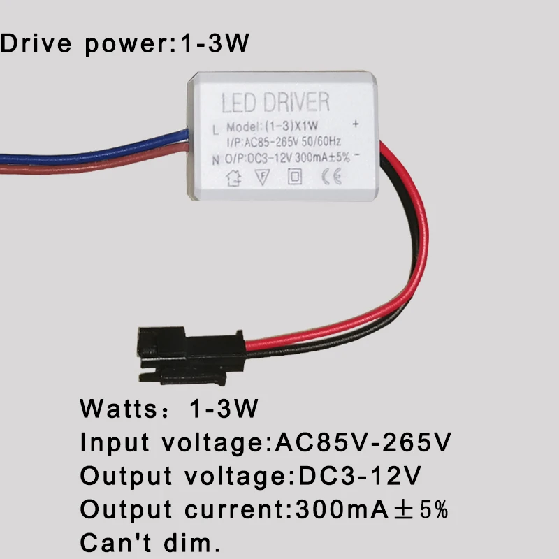 Led Driver 300mA 1W 3W 5W 7W 12W 18W 20W 25W 36W Voor Leds Voeding Unit AC85-265V Verlichting Transformers Voor Led Power Lights