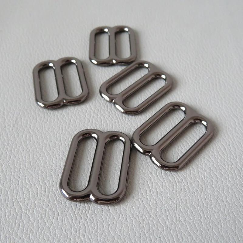 

50Pcs/lot Metal Adjuster Hardware Bag Straps Adjustable Buckle Backpack Pet Dog Collar Hooks Clasp DIY Sewing Accessories