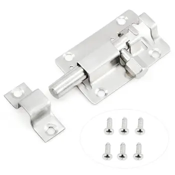 

Door Lock Slide Bolt for Bathroom, Toilet, Shed, Bedroom, Furniture Catch Latch Easy Fit