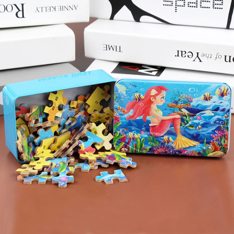 

Montessori Educational Toys for Children Early Learning Wooden Materials Kids Intelligence Preschool Teaching Puzzle 60PCS/Set